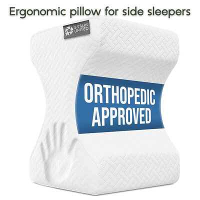 Ergonomic pillow for side sleepers